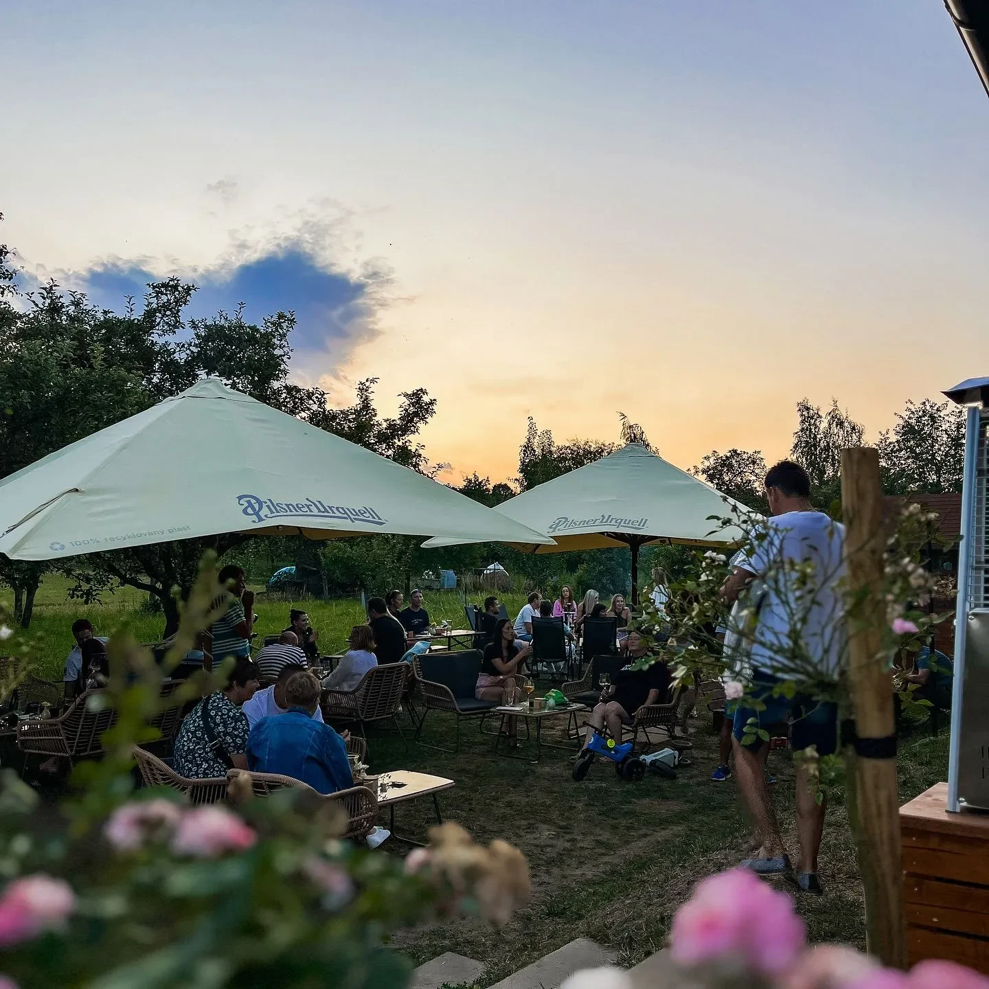 Bistro v trávě